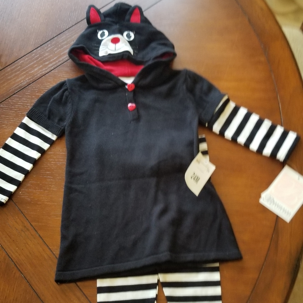 NWT Bonnie Baby 24 month shirt & matching leggi